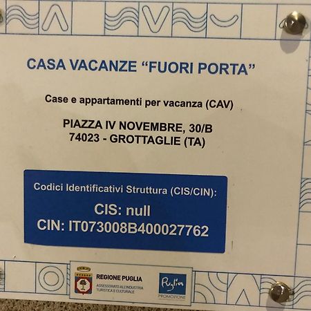 Affittacamere Fuori Porta Ґроттальє Екстер'єр фото